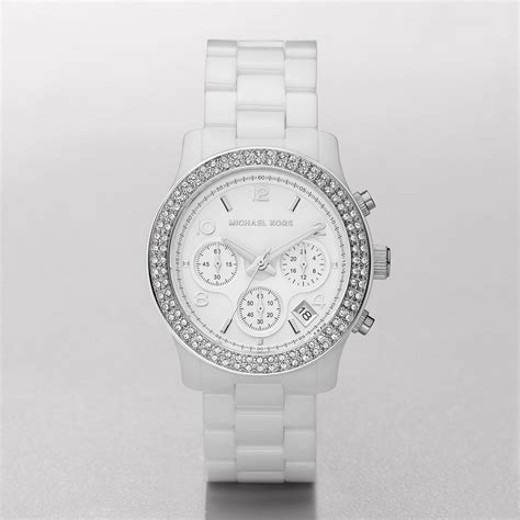 Michael Kors Women's MK5188 Runway White Watch